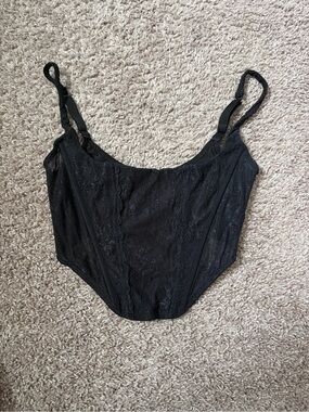 Black Lace Corset